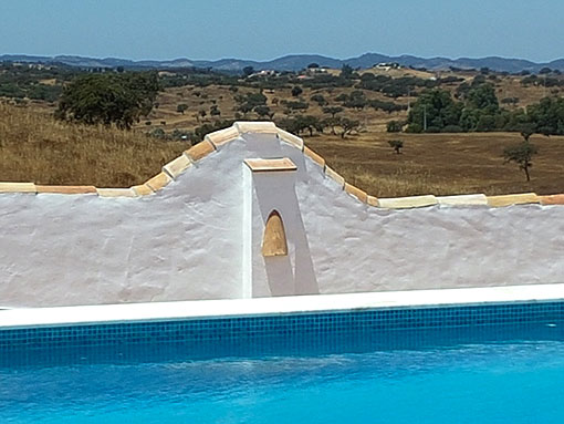 View Over The Pool Wall
