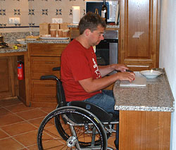 Wheelchair-friendly Kitchen.